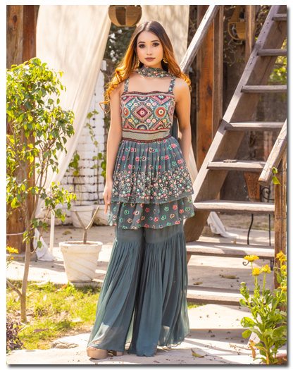 Chandni Chowk Bridal Lehenga Online USA | Punjaban Designer Boutique
